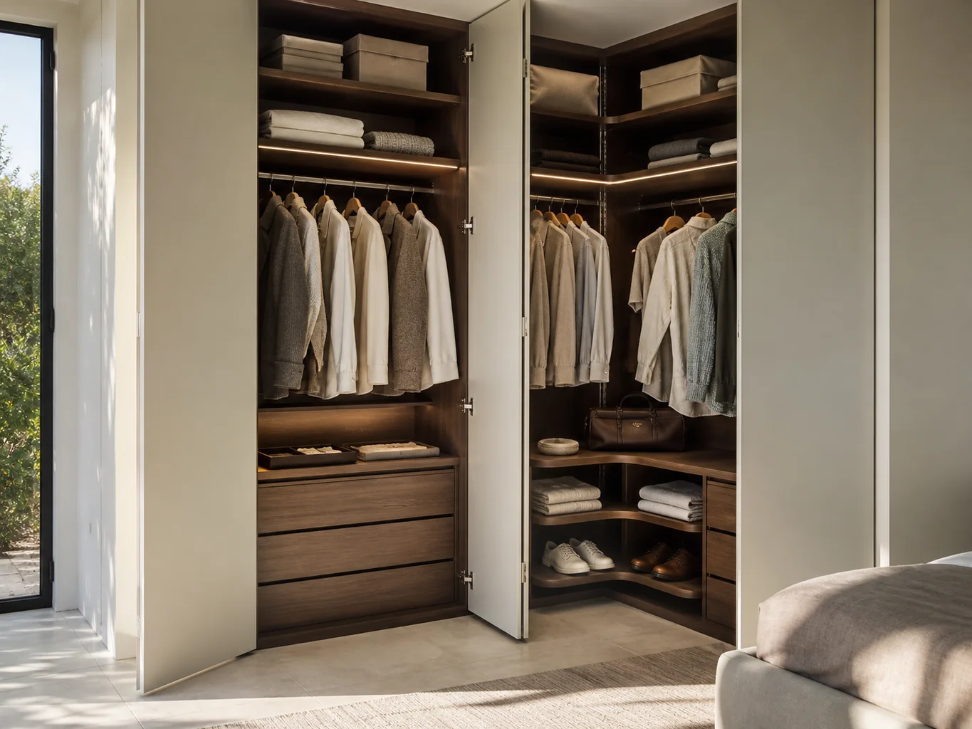 Interiores de armarios para ropa de trabajo en Marbella